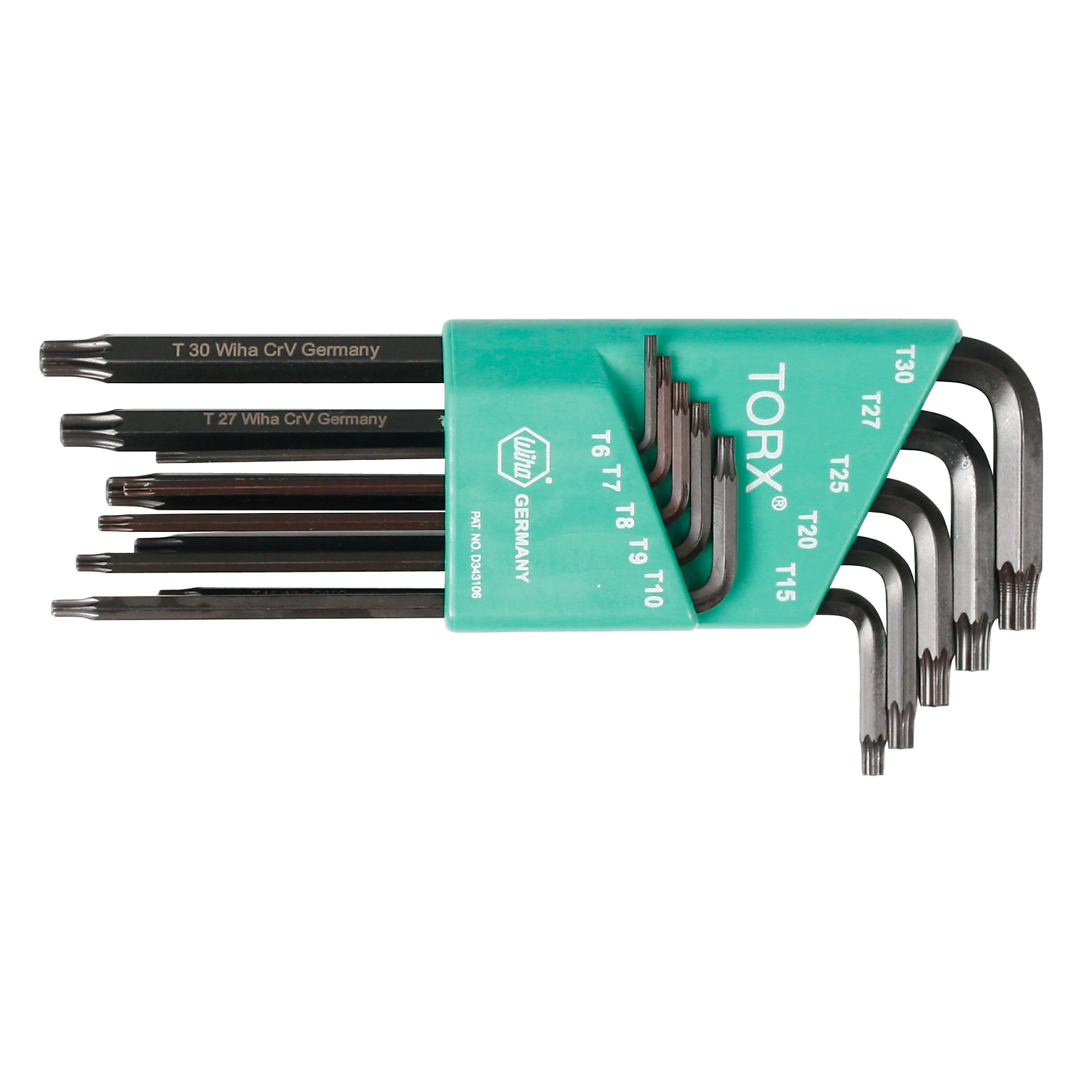 Wiha Tools 10 Piece MagicSpring Torx L-Key Set, Model #37192